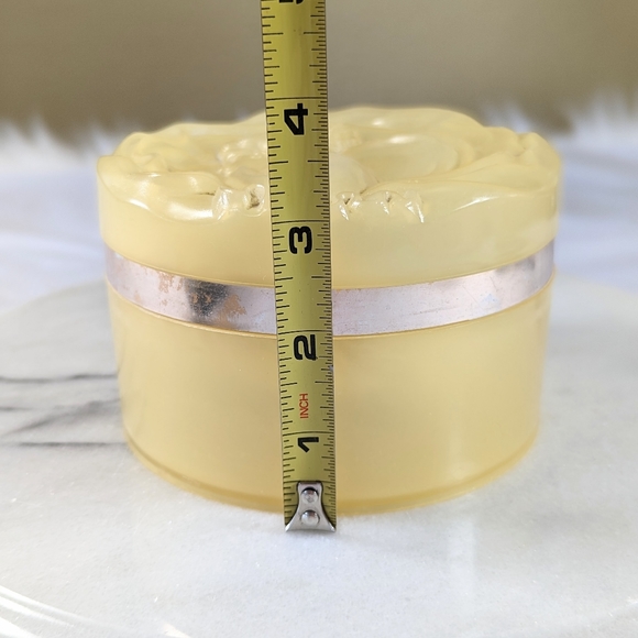 Vintage Celluloid Ciara Charles Revson Inc Dusting Powder Box Art Nouveau Lady - Picture 7 of 8